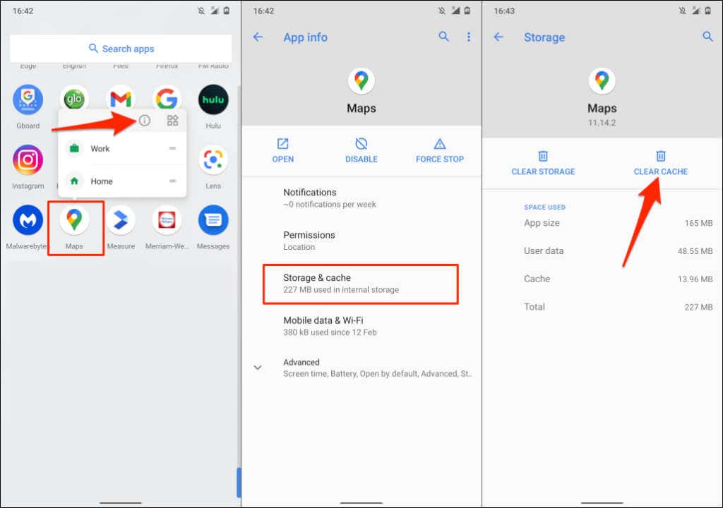 12-clear-google-maps-cache - Online Tech Tips Clear Google Maps Cache (Android) image - 12-clear-google-maps-cache