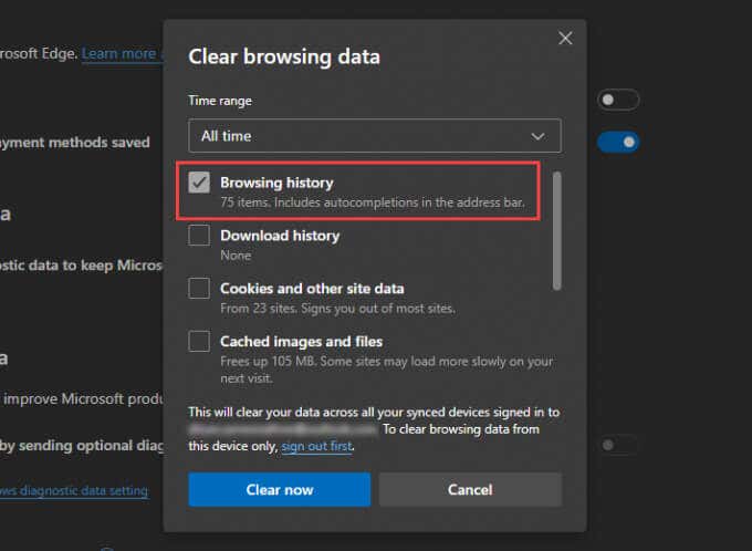 13-Clear-Browsing-Data - Online Tech Tips Clear Browser History in Microsoft Edge image 4 - 13-Clear-Browsing-Data