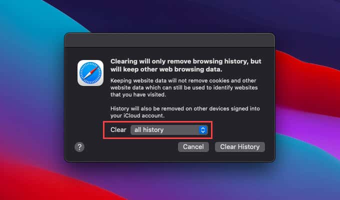 16-Clear-History - Online Tech Tips Clear Browser History in Apple Safari image 2 - 16-Clear-History