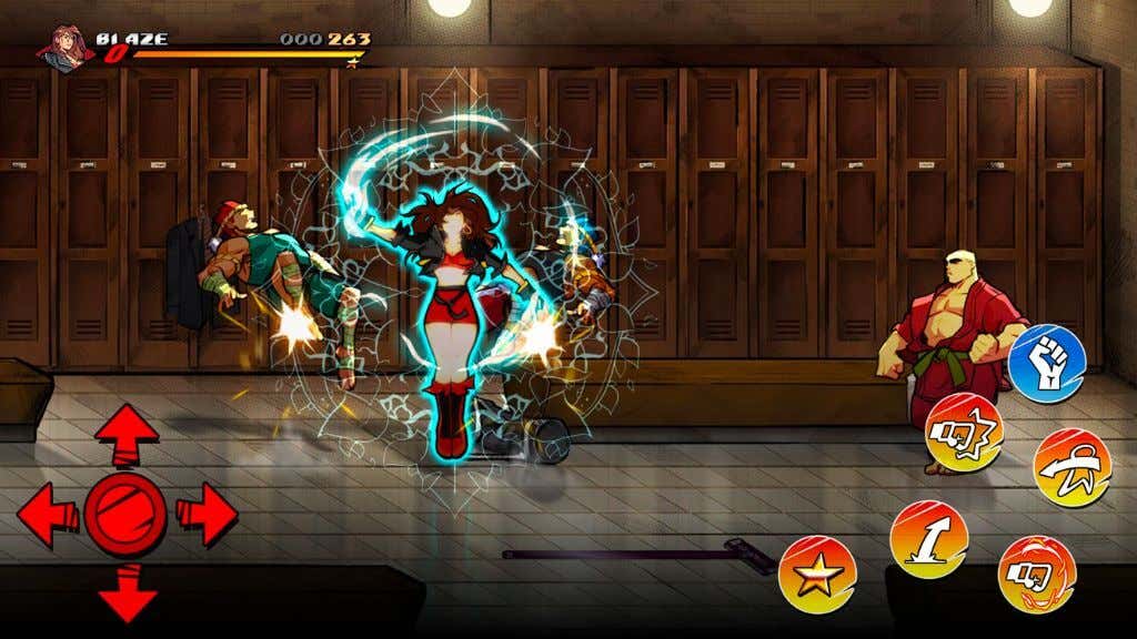 20-best-offline-mobile-games-for-android-10-compressed - Online Tech Tips A scene from Streets of Rage 4 showing the female playable character levitating and crackling with power. - 20-best-offline-mobile-games-for-android-10-compressed