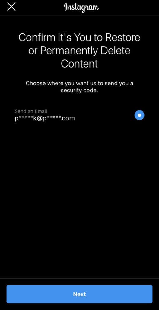 How to Recover Deleted Instagram Photos image 5 - 5-Security-Code
