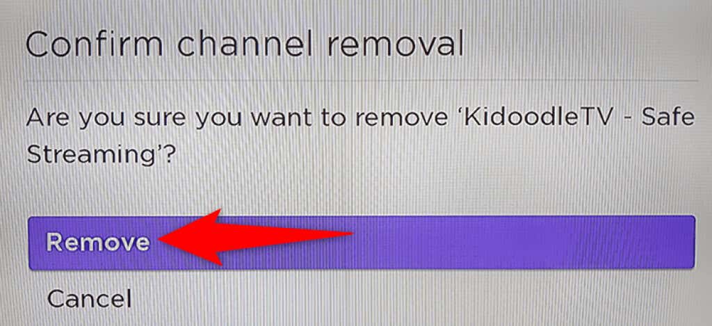7-confirm-removal-prompt - Online Tech Tips Step 2: Remove Roku Channels image 3 - 7-confirm-removal-prompt