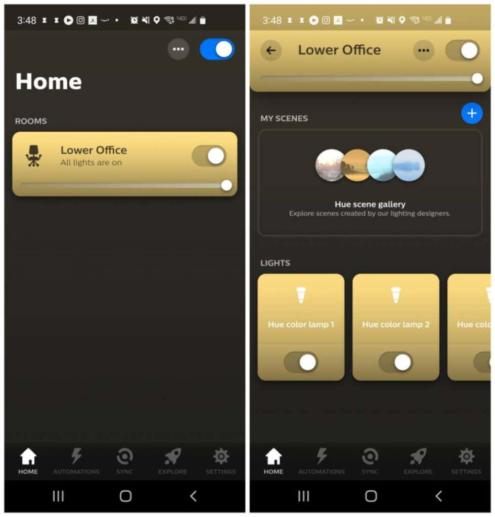 7-light-controls - Online Tech Tips Using the Philips Hue App image - 7-light-controls