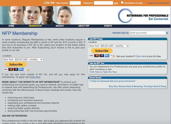 8-NFP - Online Tech Tips The Best Social Networking Sites for Business Professionals Besides LinkedIn image 8 - 8-NFP