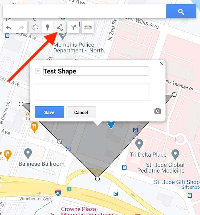 add-shape - Online Tech Tips How to Customize Your Google Map image 6 - add-shape