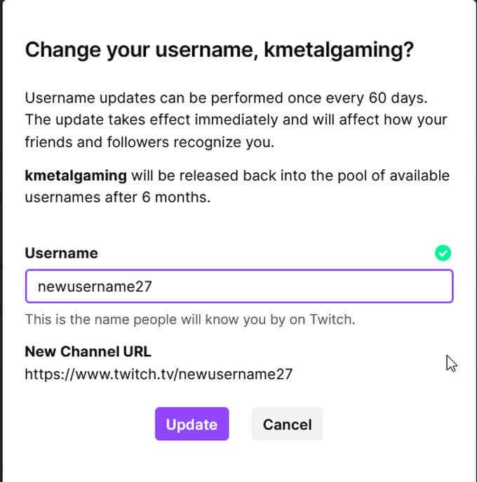 changeuser - Online Tech Tips How to Change Your Twitch Name image 4 - changeuser