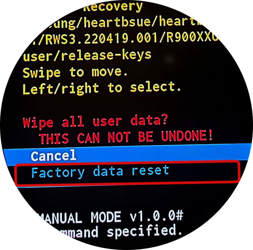 how-to-factory-reset-your-samsung-galaxy-watch-10-compressed - Online Tech Tips Factory Reset Your Galaxy Watch Using Recovery/Reboot Mode image 5 - how-to-factory-reset-your-samsung-galaxy-watch-10-compressed