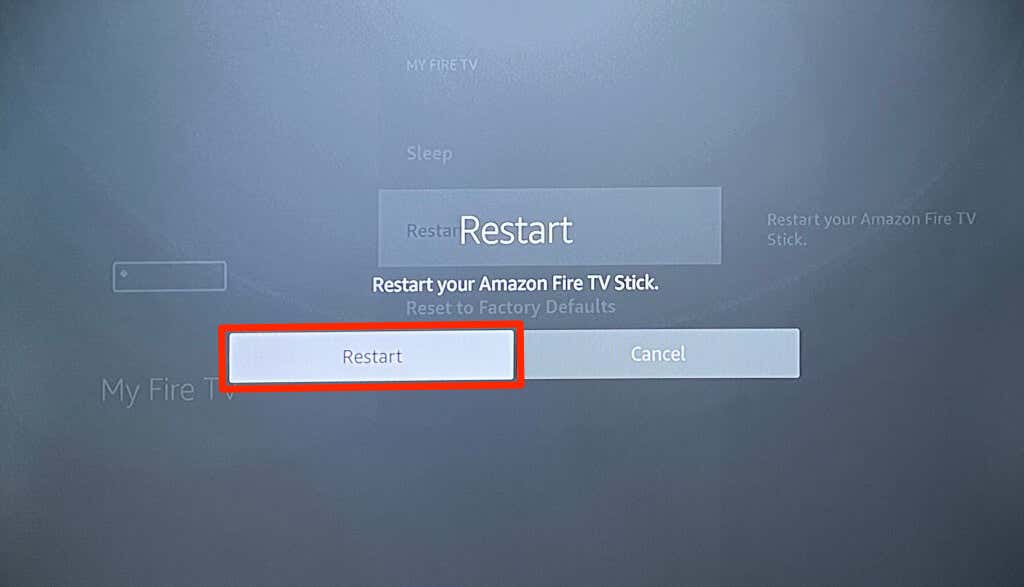 how-to-restart-your-fire-tv-stick-5-compressed - Online Tech Tips Selecting restart in Fire TV stick settings - how-to-restart-your-fire-tv-stick-5-compressed