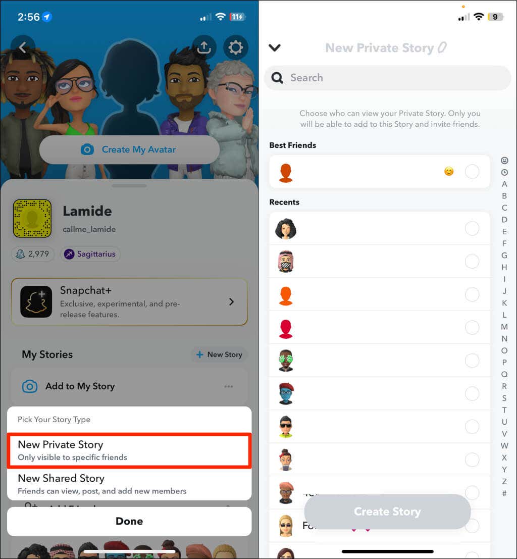 how-to-see-how-many-friends-you-have-on-snapchat-9-compressed - Online Tech Tips Create a Private Snapchat Story image - how-to-see-how-many-friends-you-have-on-snapchat-9-compressed