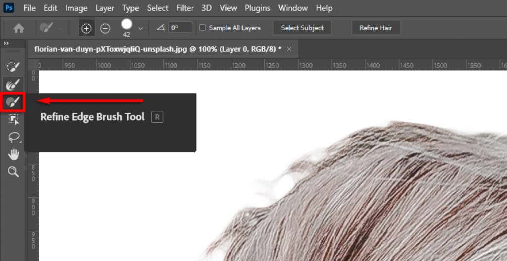 ott-how-to-change-background-image-using-photoshop-13-compressed - Online Tech Tips Step 2: Select and Mask the Subject image 8 - ott-how-to-change-background-image-using-photoshop-13-compressed