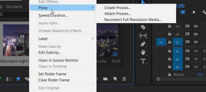 proxy - Online Tech Tips Use Proxies On Your Footage image - proxy