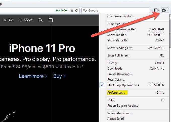 Safari03 - Online Tech Tips Apple Safari image 3 - Safari03