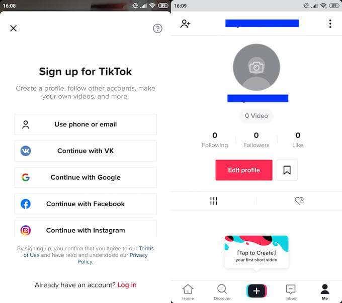 screenshot_tiktok-signup - Online Tech Tips How To Get Started On TikTok image 2 - screenshot_tiktok-signup