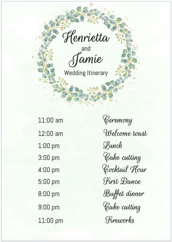 the-best-15-free-itinerary-templates-for-google-docs-15-compressed - Online Tech Tips Wedding Itineraries image 3 - the-best-15-free-itinerary-templates-for-google-docs-15-compressed