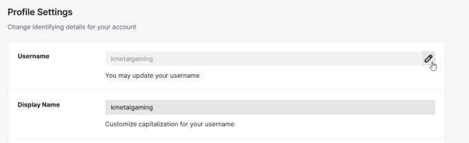 username - Online Tech Tips How to Change Your Twitch Name image 3 - username