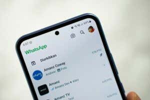 WhatsApp Messenger on an Android smartphone - whatsapp-messenger-on-an-android-phone