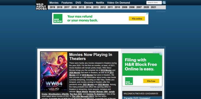 wildaboutmovies - Online Tech Tips Wild About Movies image - wildaboutmovies