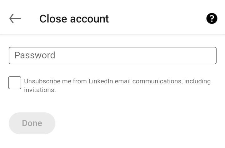 12-Enter-Password - Online Tech Tips How to Delete Your LinkedIn Account on a Smartphone image 6 - 12-Enter-Password