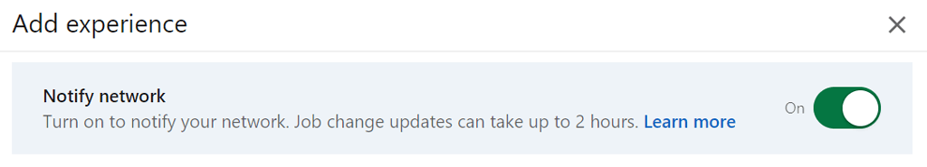 17AddExperienceNotifyNetwork - Online Tech Tips Notifications to Your Network image - 17AddExperienceNotifyNetwork