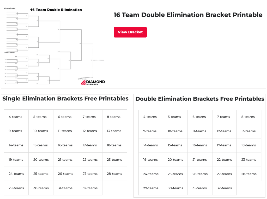 7-free-tournament-bracket-generators-and-templates-12-compressed - Online Tech Tips Diamond Scheduler main page with the bracket selection - 7-free-tournament-bracket-generators-and-templates-12-compressed