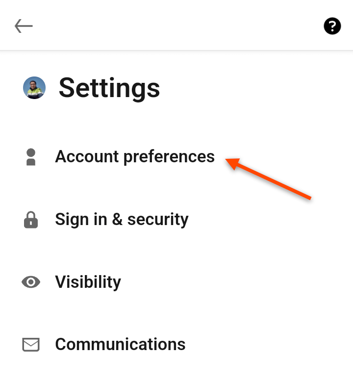 8-Phone-Settings - Online Tech Tips How to Delete Your LinkedIn Account on a Smartphone image 2 - 8-Phone-Settings