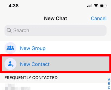 add-contact-whatsapp-ios-new-contact - Online Tech Tips How To Add a Contact On WhatsApp image 7 - add-contact-whatsapp-ios-new-contact