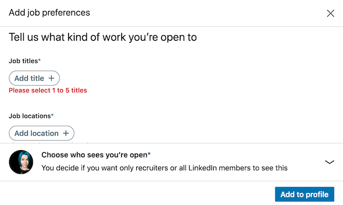 add-job-preferences - Online Tech Tips Let People Know You - add-job-preferences're Open To Opportunities image 3