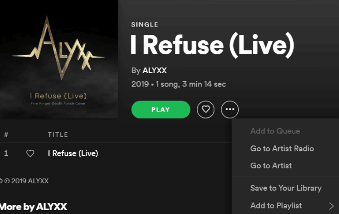 add-to-playlist - Online Tech Tips How to Create a Playlist on Spotify image 3 - add-to-playlist