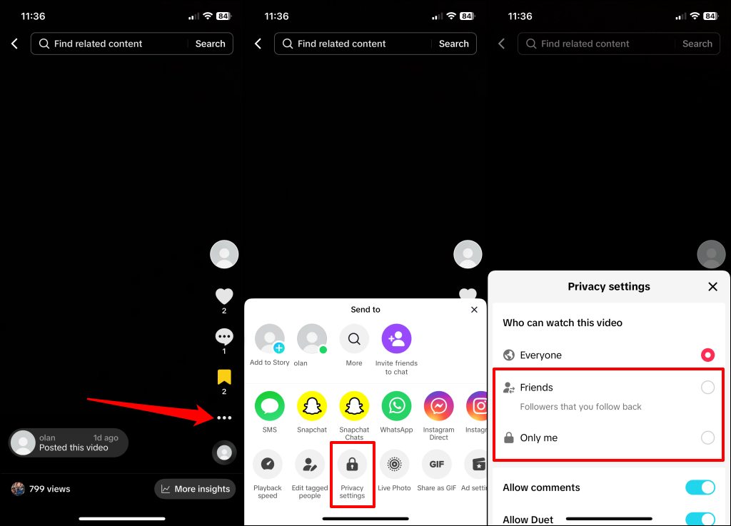 choose-who-can-watch-your-tiktok-videos - Online Tech Tips TikTok video privacy settings instructions - choose-who-can-watch-your-tiktok-videos