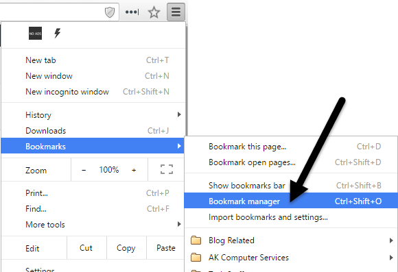 chrome bookmark manager - Online Tech Tips chrome bookmark manager - chrome bookmark manager