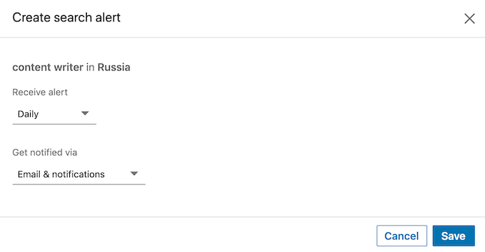 create-search-alert - Online Tech Tips Set Up LinkedIn Job Alerts image 3 - create-search-alert
