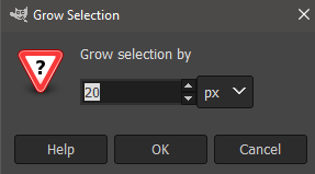 grow-selection-gimp - Online Tech Tips Free Image Editing Software for Thumbnails image 14 - grow-selection-gimp