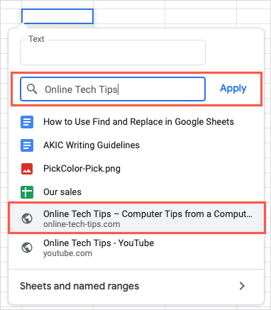 how-to-add-or-remove-hyperlinks-in-google-sheets-17-compressed - Online Tech Tips Link to a Web Page image 5 - how-to-add-or-remove-hyperlinks-in-google-sheets-17-compressed