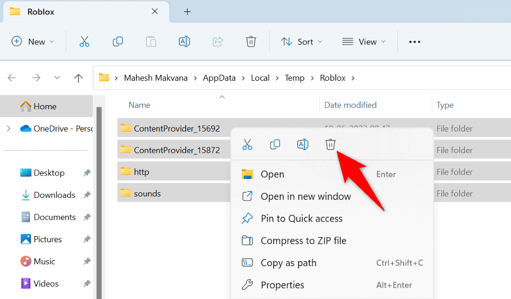 how-to-fix-a-roblox-error-code-268-5-compressed - Online Tech Tips Deleting the roblox cache files in Windows Explorer - how-to-fix-a-roblox-error-code-268-5-compressed