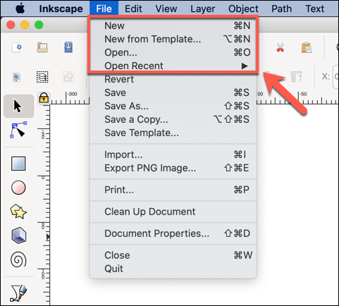 Creating & Editing Vector Images In Inkscape image - Inkscape-Create-Open-File