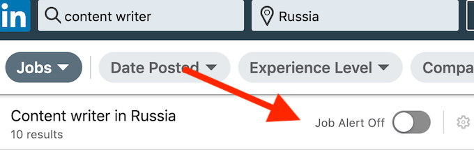 job-alerts-on - Online Tech Tips Set Up LinkedIn Job Alerts image 2 - job-alerts-on