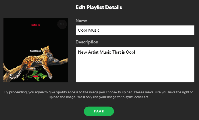 name-and-description - Online Tech Tips How to Create a Playlist on Spotify image 2 - name-and-description