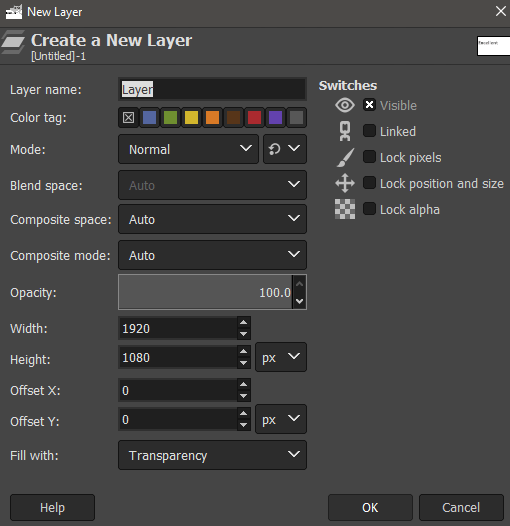 new-layer-gimp - Online Tech Tips Free Image Editing Software for Thumbnails image 5 - new-layer-gimp