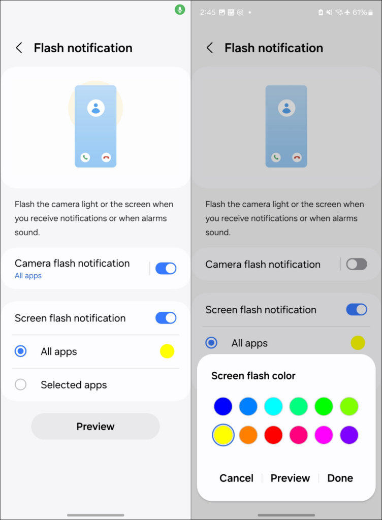 screen-flash-notification-android-14-latest-version-of-android - Online Tech Tips Flash notification settings in Android 14 - screen-flash-notification-android-14-latest-version-of-android