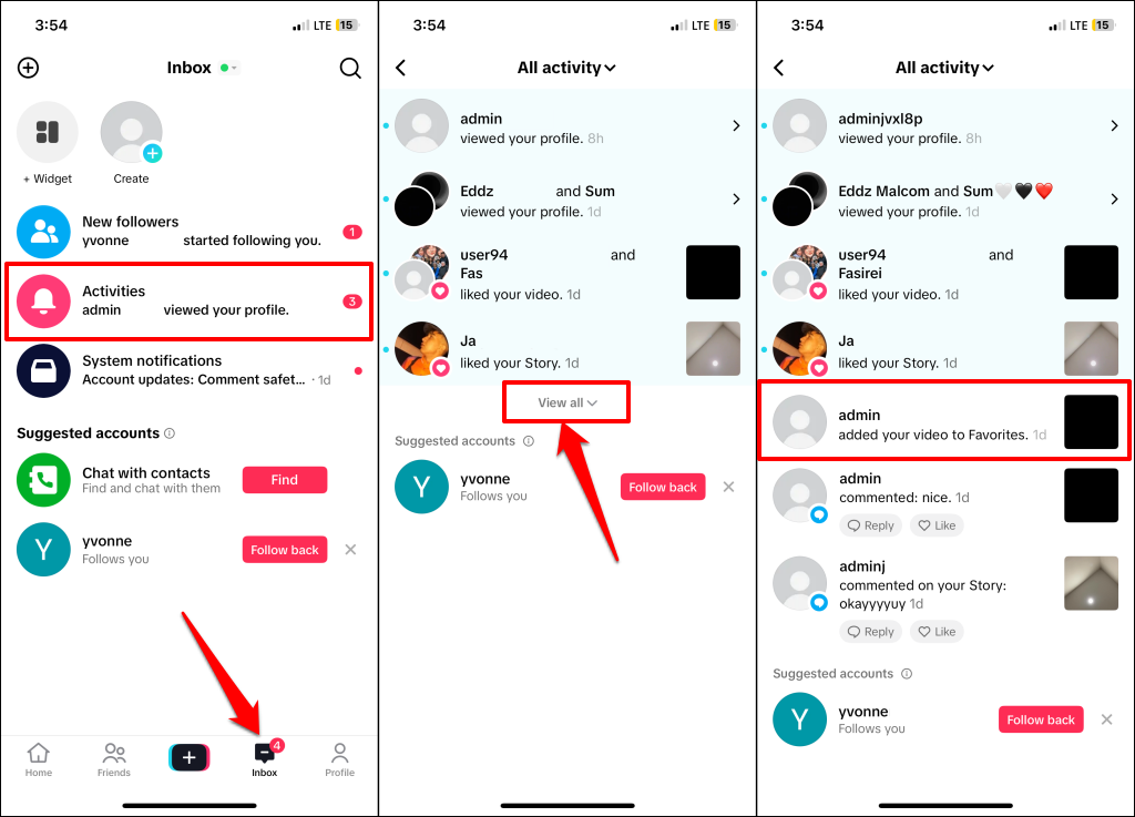 see-who-viewed-your-tiktok-videos - Online Tech Tips All activity page in the TikTok app - see-who-viewed-your-tiktok-videos