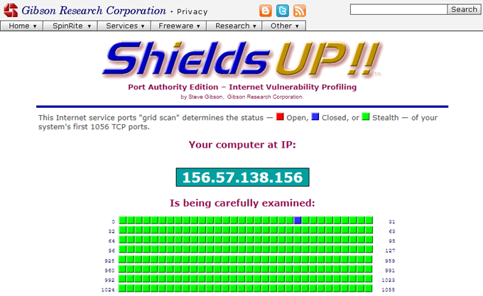 GRC Shields Up Port Scanner image - sheilds-up
