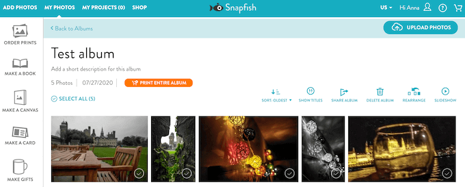 Snapfish - Best User Experience image - snapfish