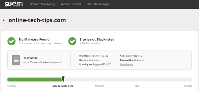 Sucuri Website Scanner image - sucuri