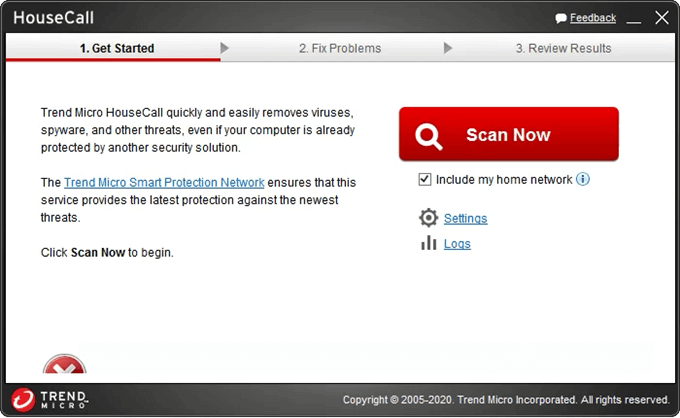 TrendMicro HouseCall for Home Networks image - trend-micro-housecall