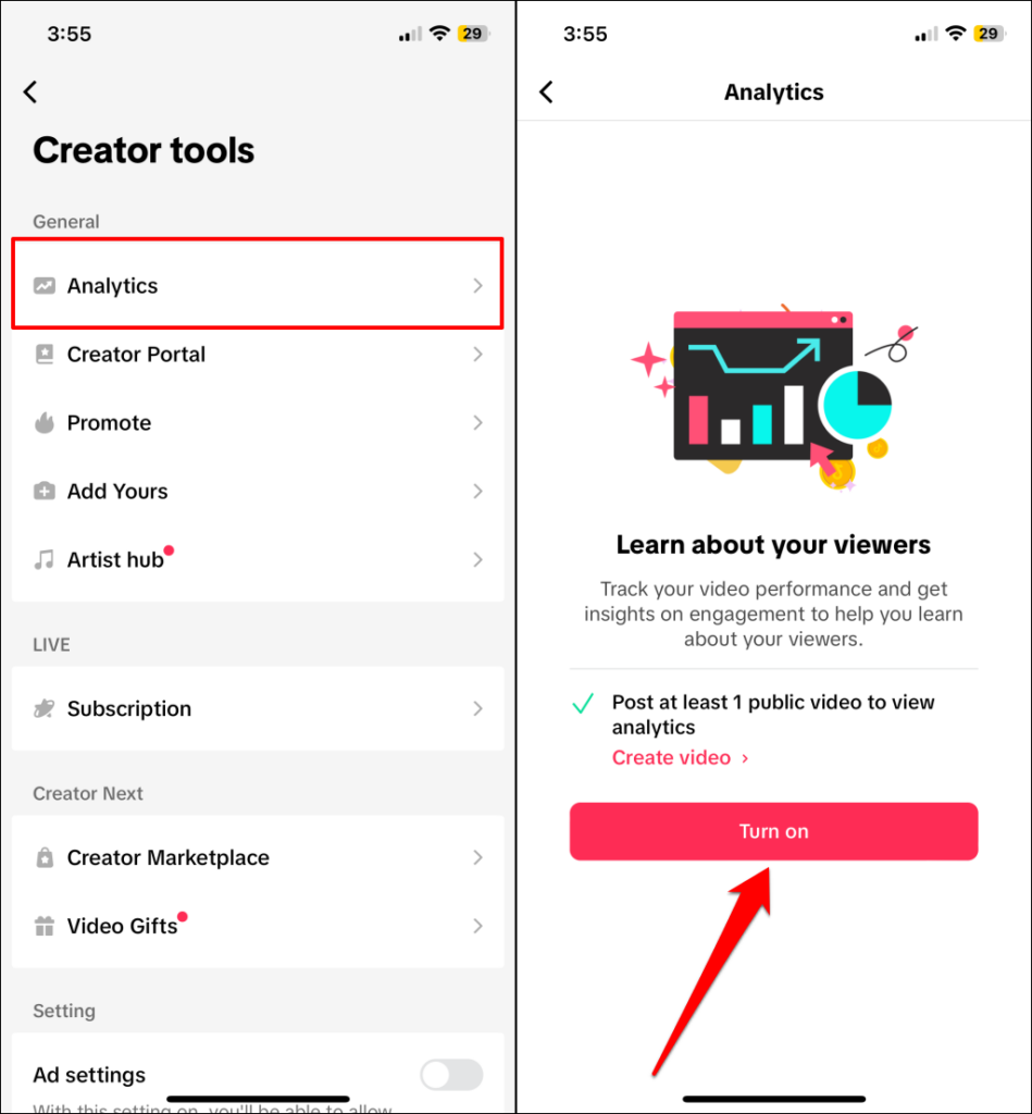 turn-on-tiktok-analytics - Online Tech Tips Turning on Analytics in TikTok - turn-on-tiktok-analytics