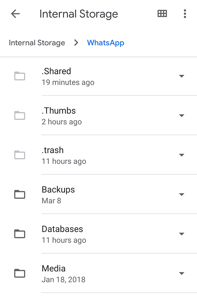 Download The WhatsApp Status Photos & Videos From a Hidden Folder image 5 - whatsapp-media
