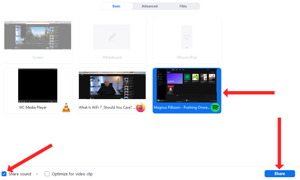 zoom-share-audio-spotify - Online Tech Tips How to Share Audio From Spotify on Zoom Via Screen Sharing image - zoom-share-audio-spotify